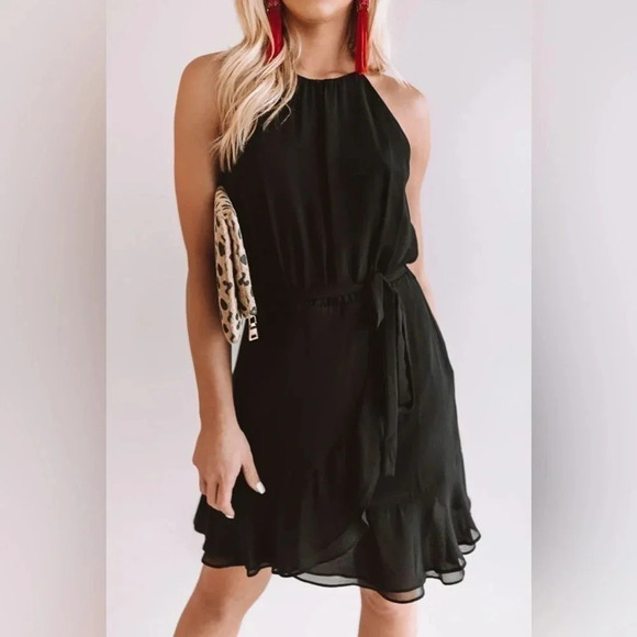 NWT | Impressions Boutique Celebrate with Champagne Dress in Black | Size Medium - Picture 2 of 9